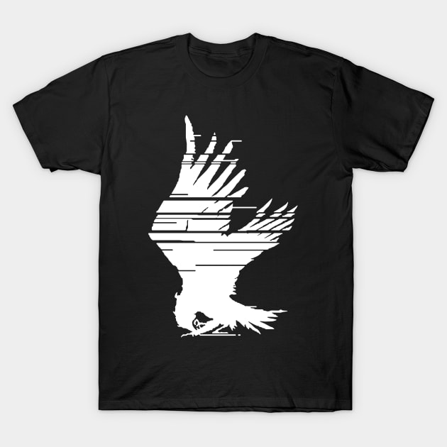 Raven ACVI Emblem for 621 - White Version T-Shirt by AmyMinori